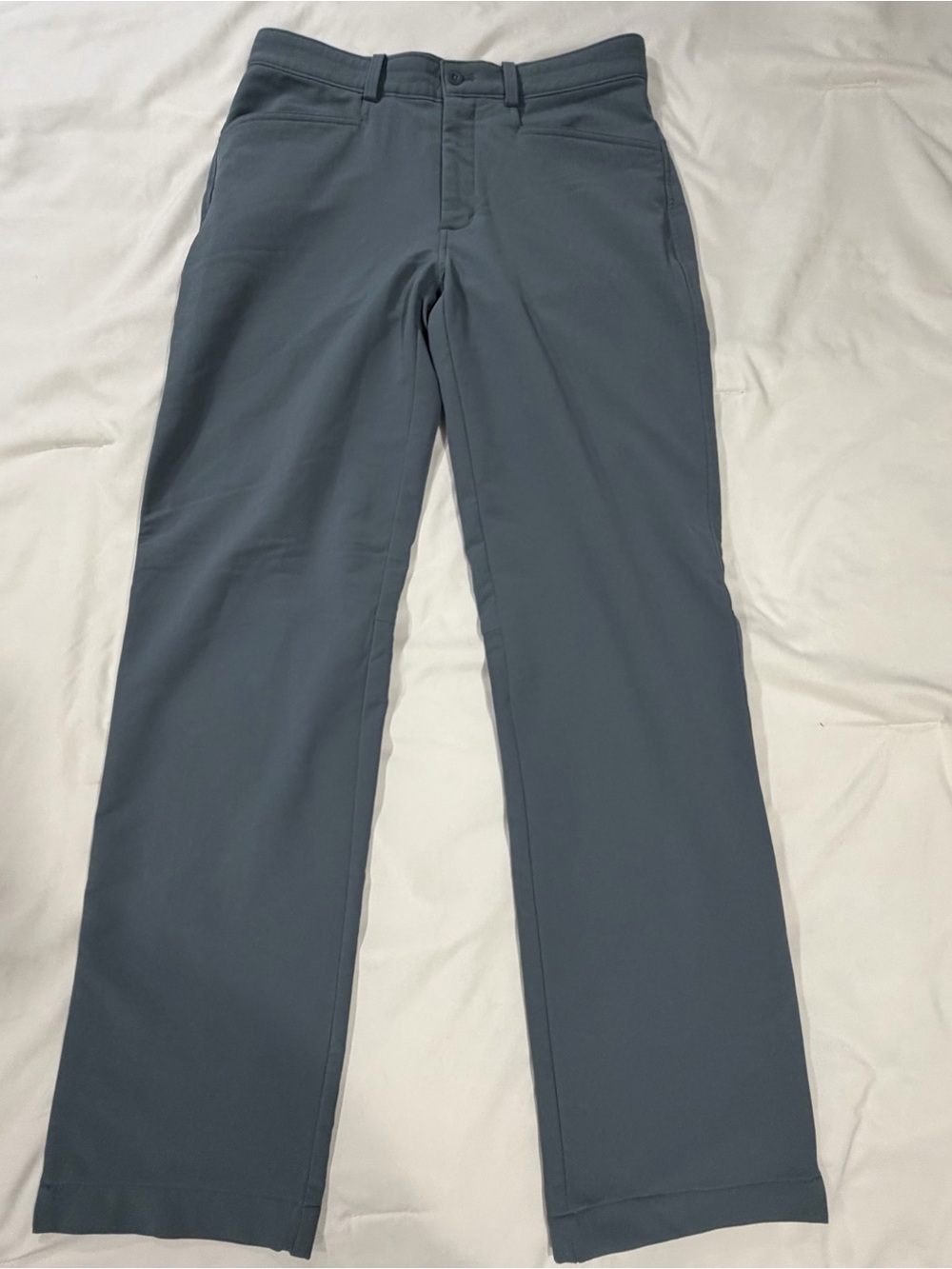 Nike Golf Performance Pants 30x32 Gray Dri-FIT Chino Golf Stretch Logo Swoosh